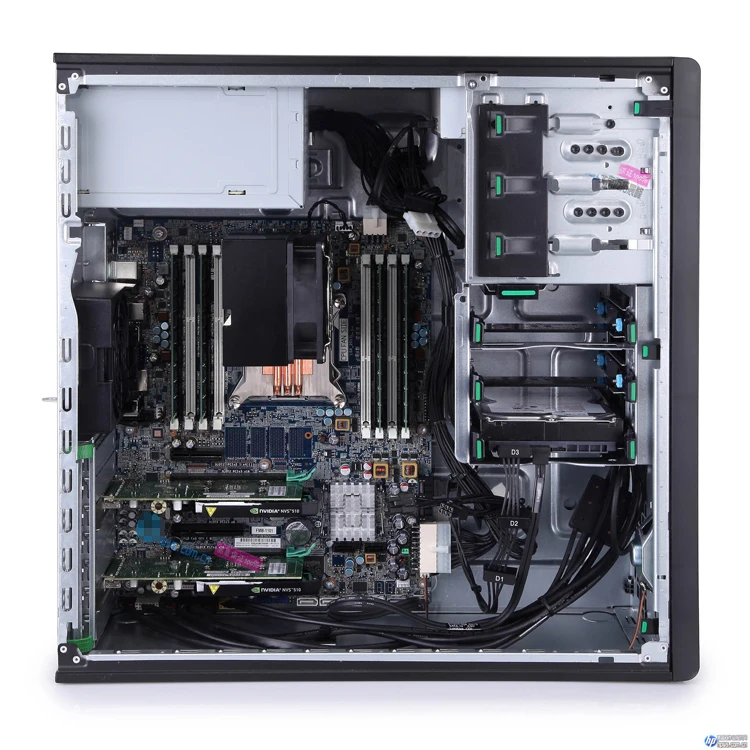 Z420 графическая рабочая станция E5-2680 V2 NVME твердотельный офис видео Barebone система |