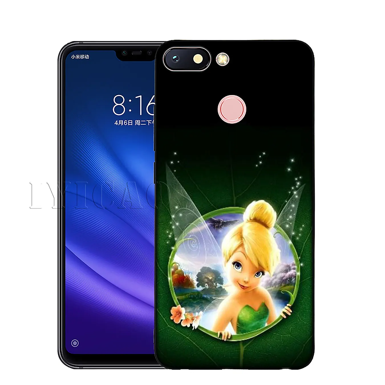 Мягкий силиконовый чехол IYICAO Tinker Bell tinkerbell Peter Pan для Xiaomi Mi 10 9 9T CC9 CC9E 8 SE A3 Pro A1 A2 Lite 6