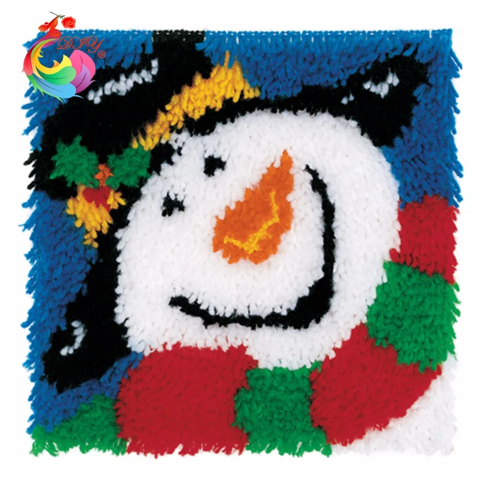 Новогоднее Украшение Крюк с защелкой ковер комплекты мультяшными принтами