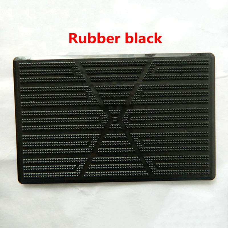 Универсальный черный автомобильный коврик для пола пятки накладка ног педали 25