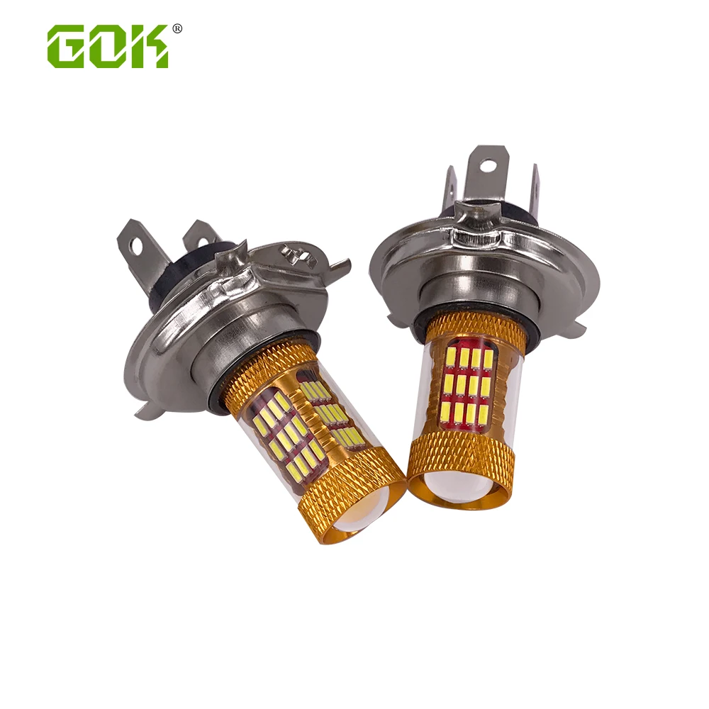 

1X H4 H7 H8 H11 9005 9006 30 Вт 4014 smd h4 60 Светодиодная лампа ходовые огни 6000K белые Автомобильные противотуманные фары DC12