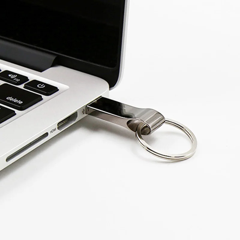 Металлическая USB флешка 64 ГБ 32 16 8 4 Гб флеш карта памяти прямоугольник usb ключ u stick