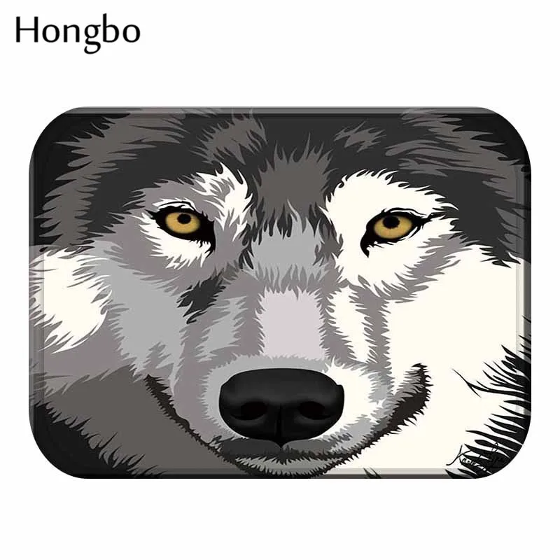 15 Hongbo 40*60 см тигр собака сова кошка узор Противоскользящие коврики под дверь коврик для улицы кухня гостиная ковер - Цвет: 15