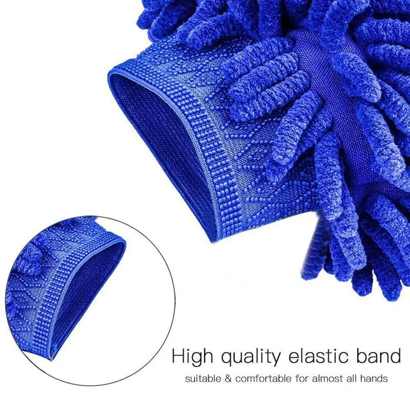 Рукавица из микрофибры рукавица для автомойки (3 упаковки) перчатки мытья