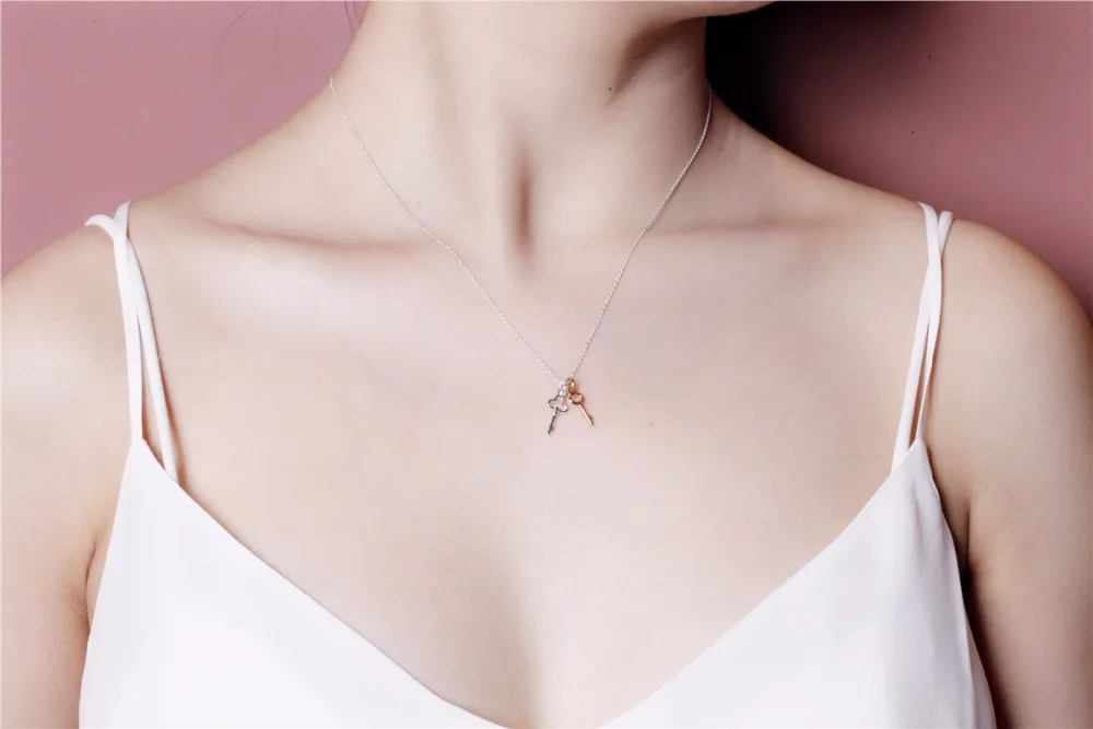 Бутик amorita silver925 ключи короткие ожерелья