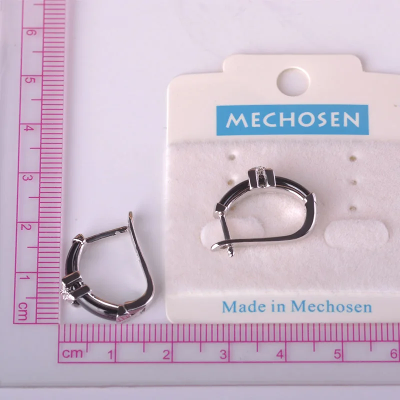 Dazz бижутерия из керамики набор сережек кольца белая керамика Aretes AAA циркон буквы X
