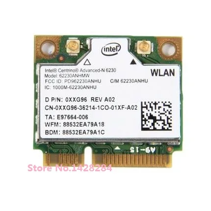 Новинка для Intel Centrino Advanced N 6230 62230ANHMW Mini PCI e Wifi Bluetooth 3 0 802 11 a/b/g/n 2 4G/5 ГГц беспроводная