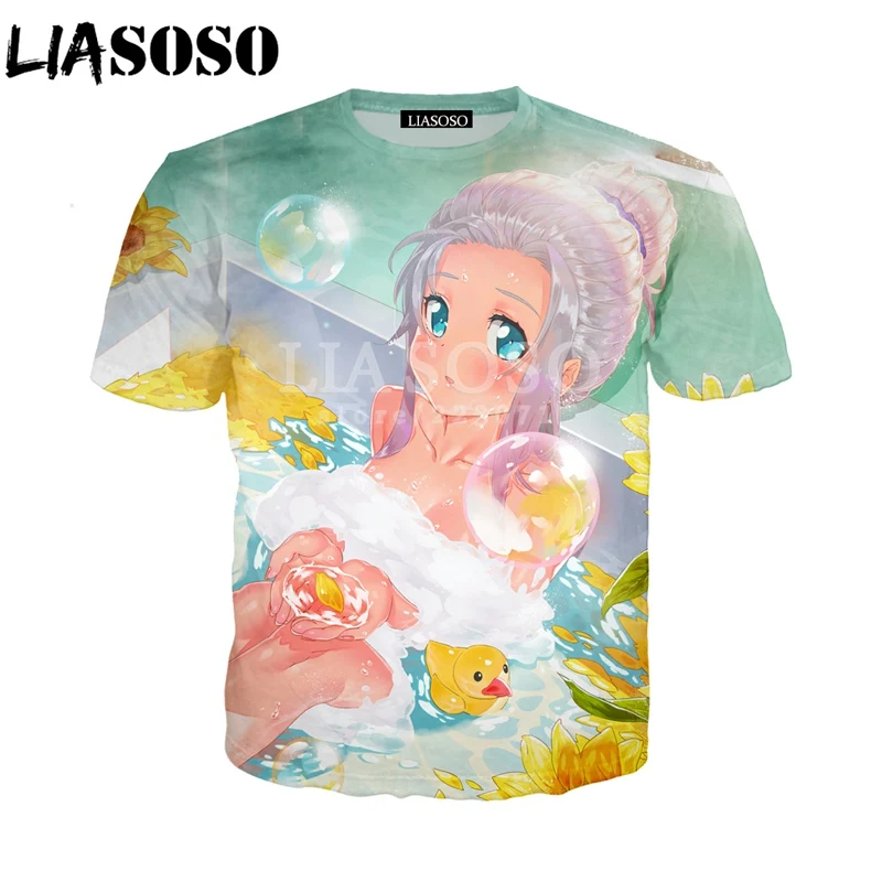 LIASOSO летняя новинка Мужская и Женская толстовка 3D принт аниме Розарио вампир