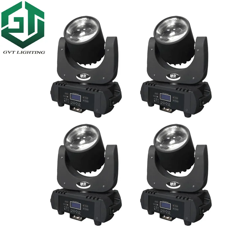 melhor 4 Pçs/lote Venda Quente Mini 60 W LEVOU Em Movimento Feixe Cabeça Da Lâmpada Bar Stage Show Clube Dj Discoteca 60 W Feixe Moving Heads Luz