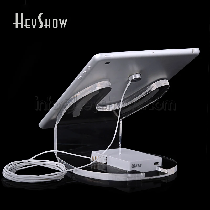 Economici 10Pcs Acrilico Tablet Sicurezza Antifurto Display Stand Trasparente Ipad Supporto Antifurto Ricarica Per Android Apple Shop