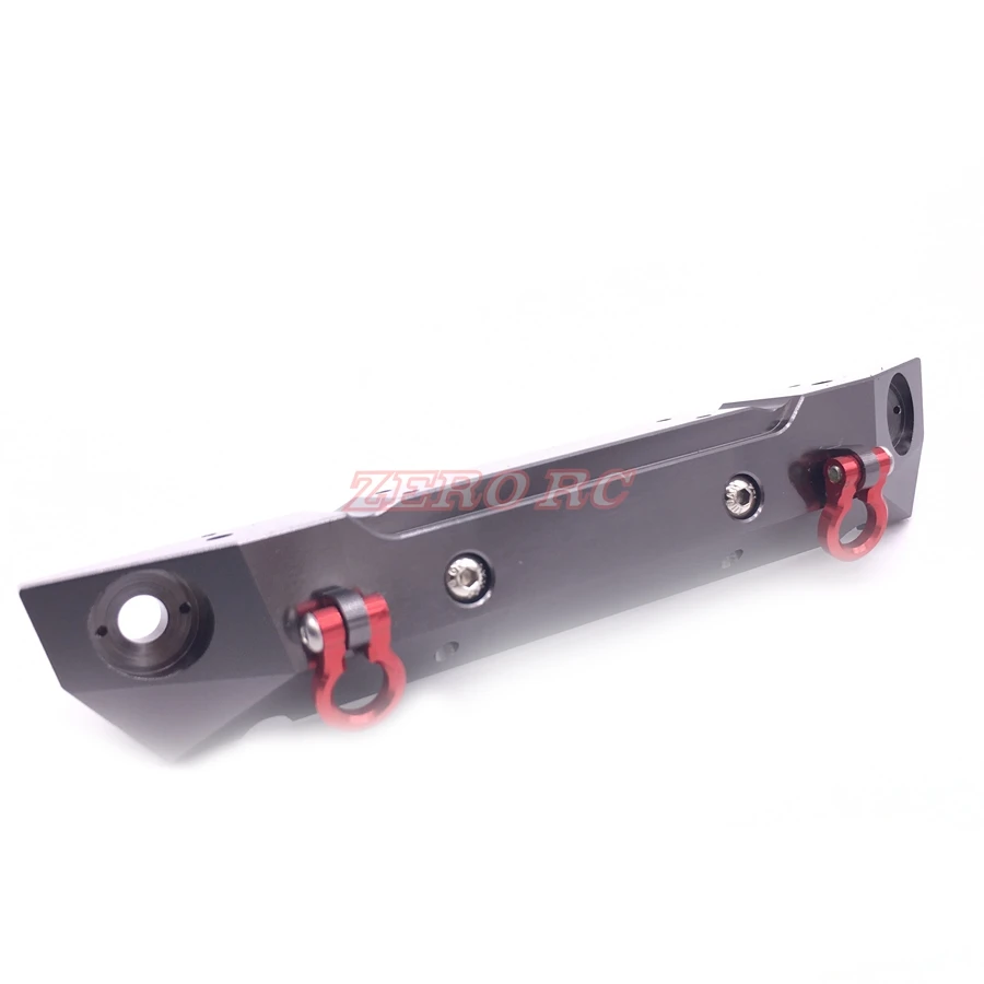 RC 1/10 масштаб осевой SCX10 CNC механический алюминиевый передний бампер Bull Bar с