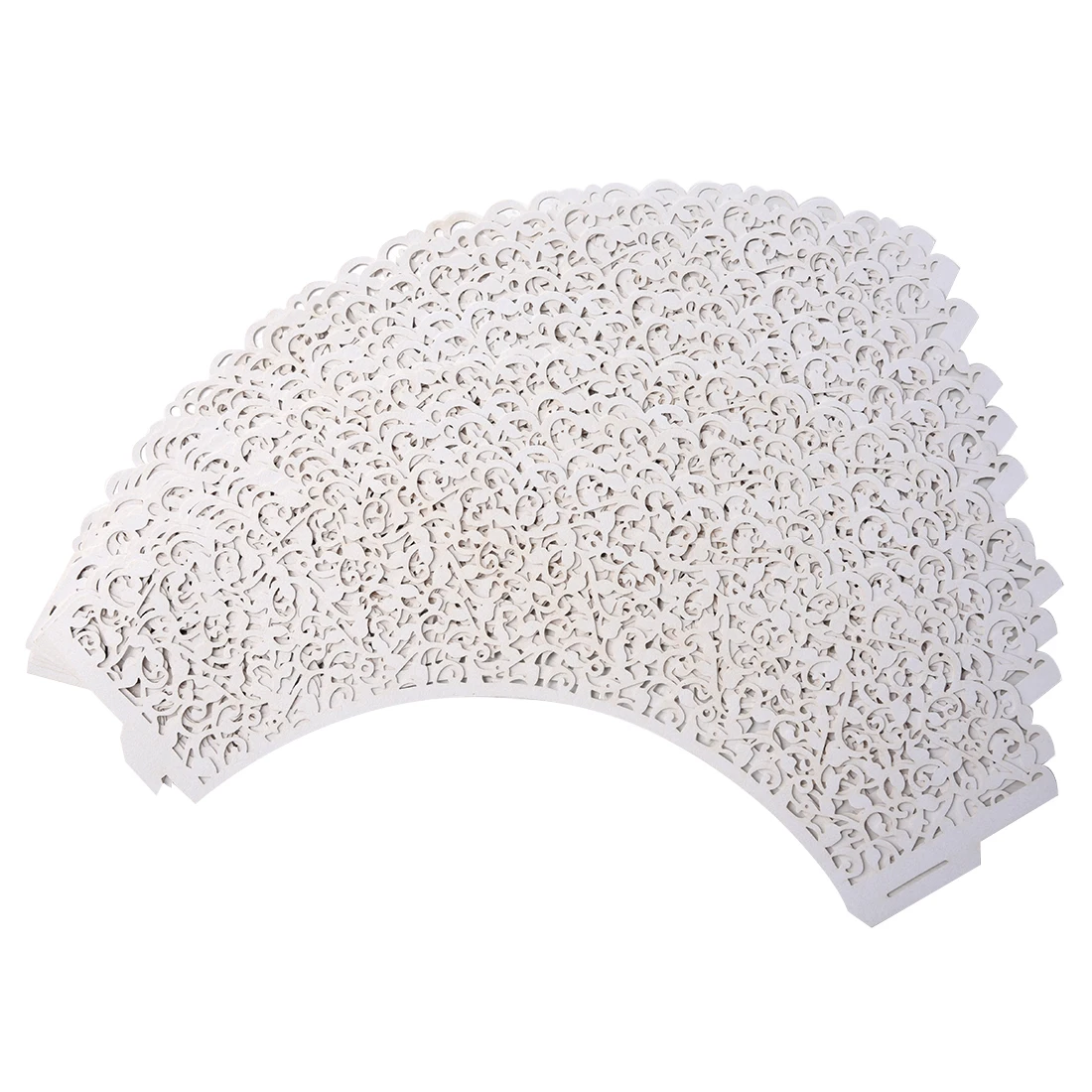 12 шт узор облака Выдалбливают торт бумажная обертка для кексов Свадебный декор