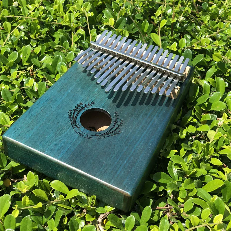 17 клавиш Пальчиковое пианино для большого пальца Kalimba Mbira натуральная калимба из