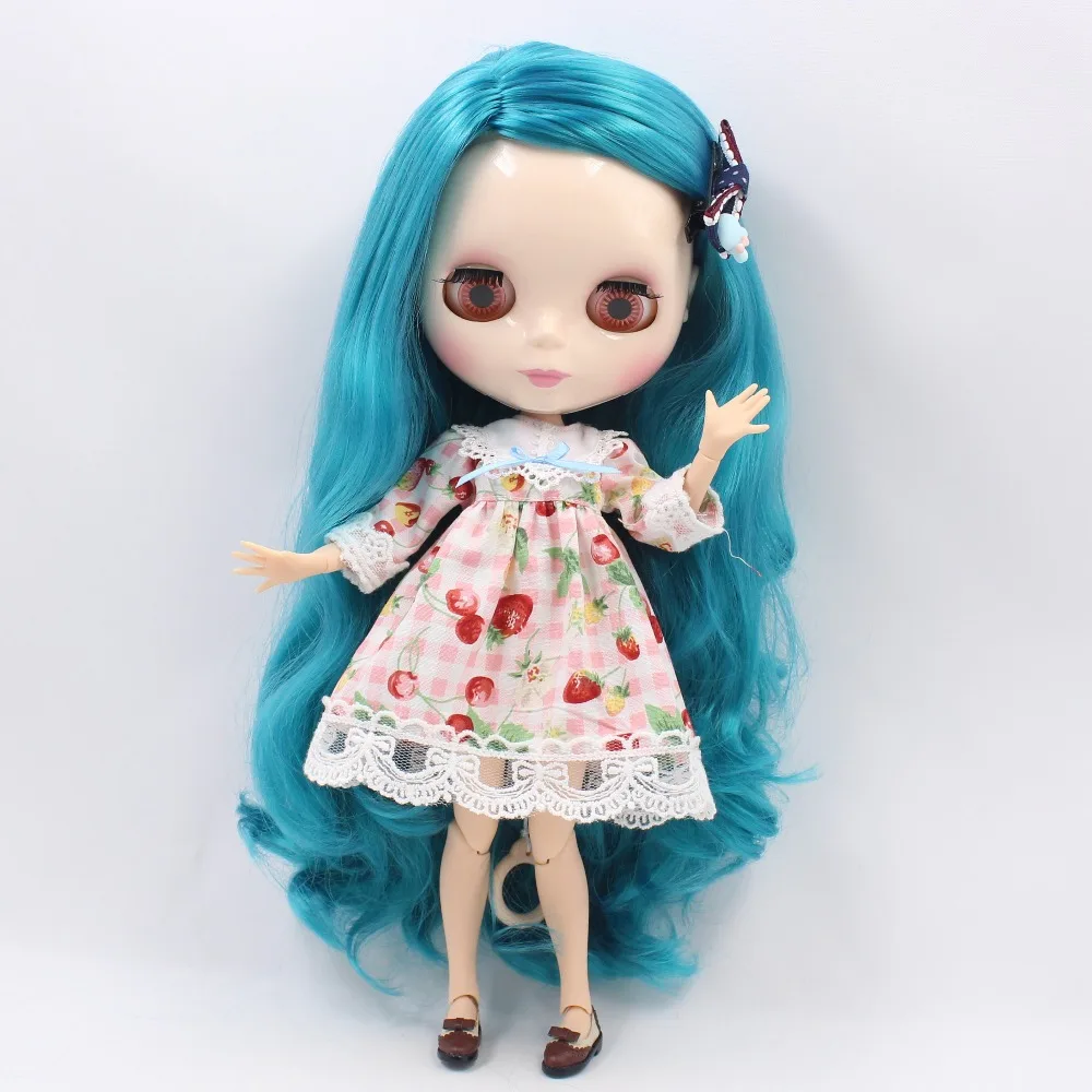 Ледяной DBS Blyth кукольные 1/6 bjd шарнирное тело глянцевый белый кожи Буле вьющиеся
