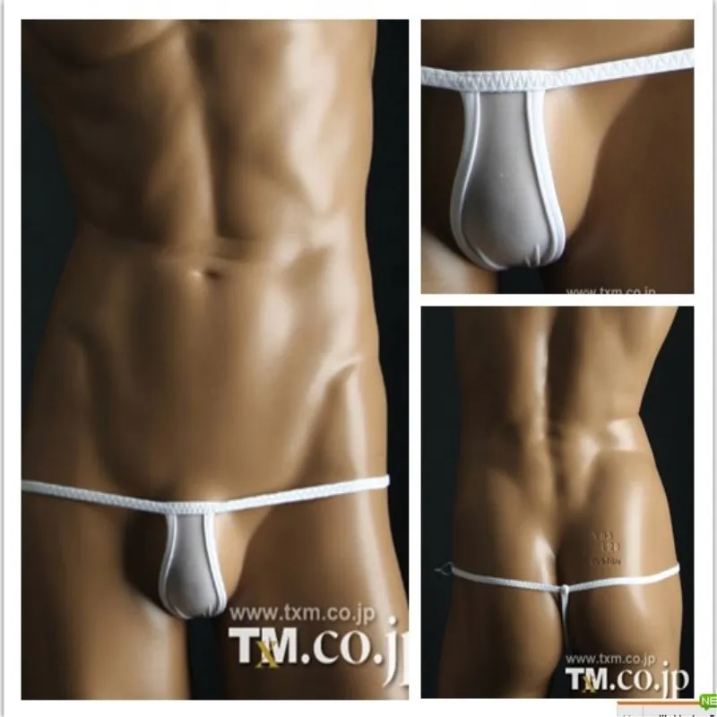 Мужское нижнее белье Hot TM сексуальные бесшовные мужские стринги с низкой