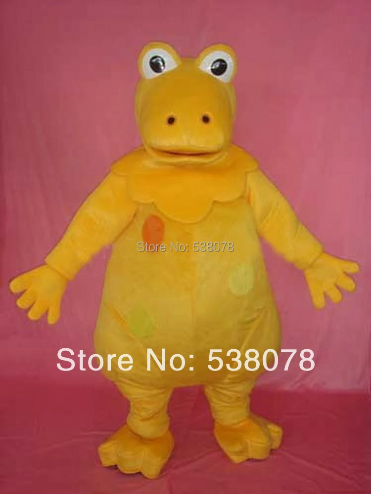 Костюм маскота персонажа мультфильма Оранжевый Динозавр Лучшая Цена Горячей Распродажи для Взрослых, Размер Маскота, Костюм Фантазийного Платья SW789.