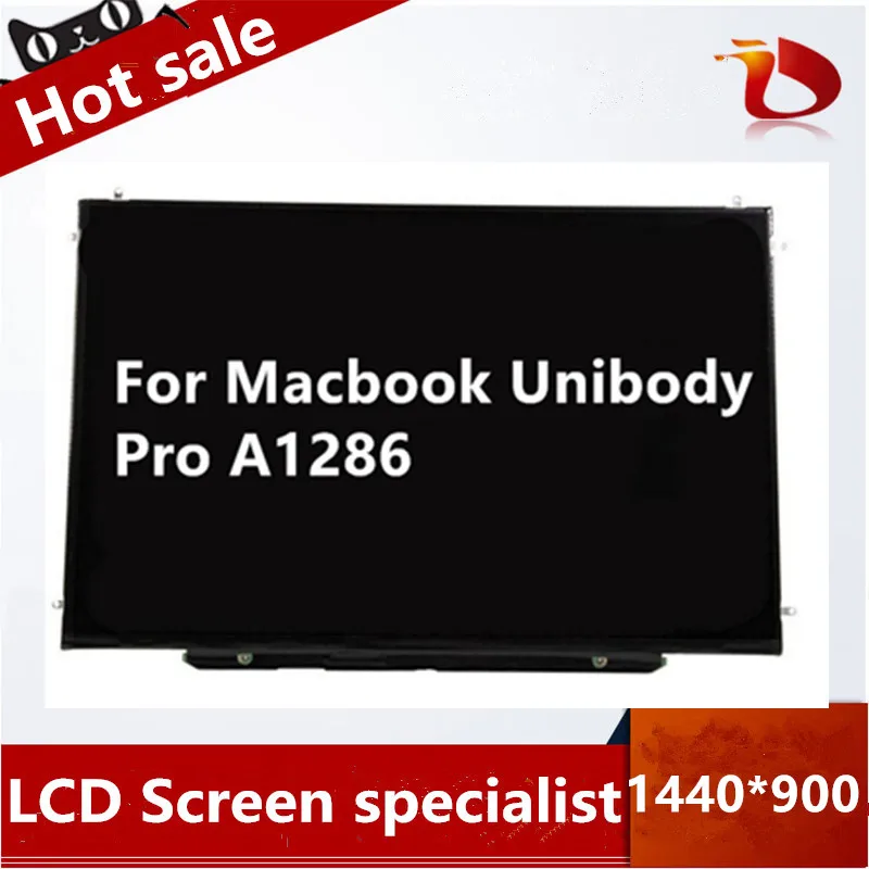 A-lcd для Apple Macbook Pro 1" A1286 ЖК-светодиодный экран глянцевый LP154WE3-TLB2 1440*900 40pin с мертвыми пикселями