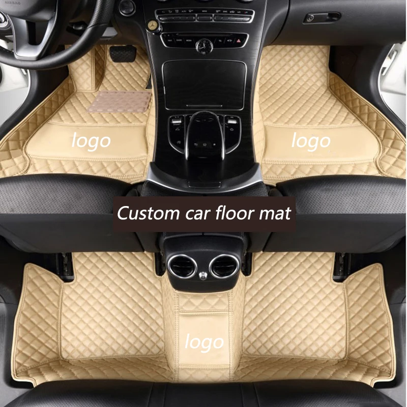 

kalaisike Custom car floor mats for Volkswagen VW passat golf tiguan sharan jetta Variant UP Multivan Scirocco magot polo touran