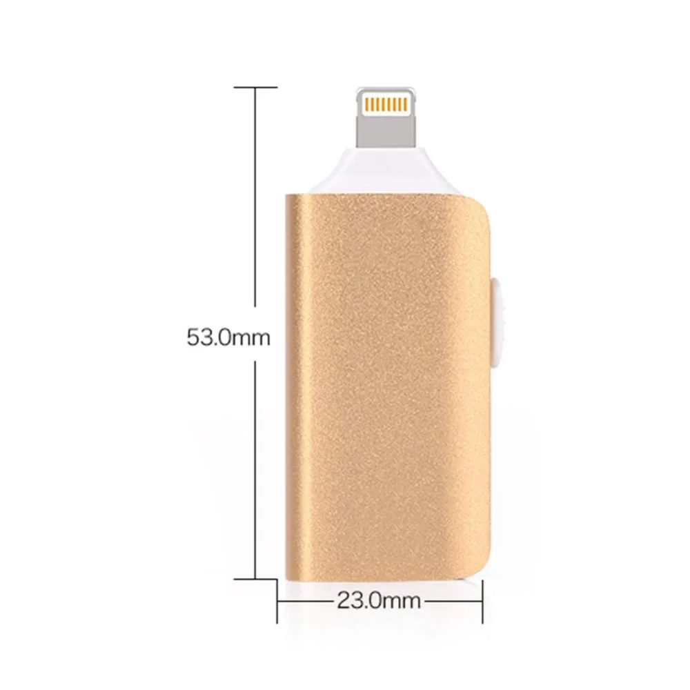 OTG Usb флеш-накопитель 128 Гб Flash Usb 3,0 HD, бстросокростной-аналого-цифровой преобразователь флеш-накопитель Usb 64 ГБ для iPhone 7, 7plus 6 6s плюс 5S ipad