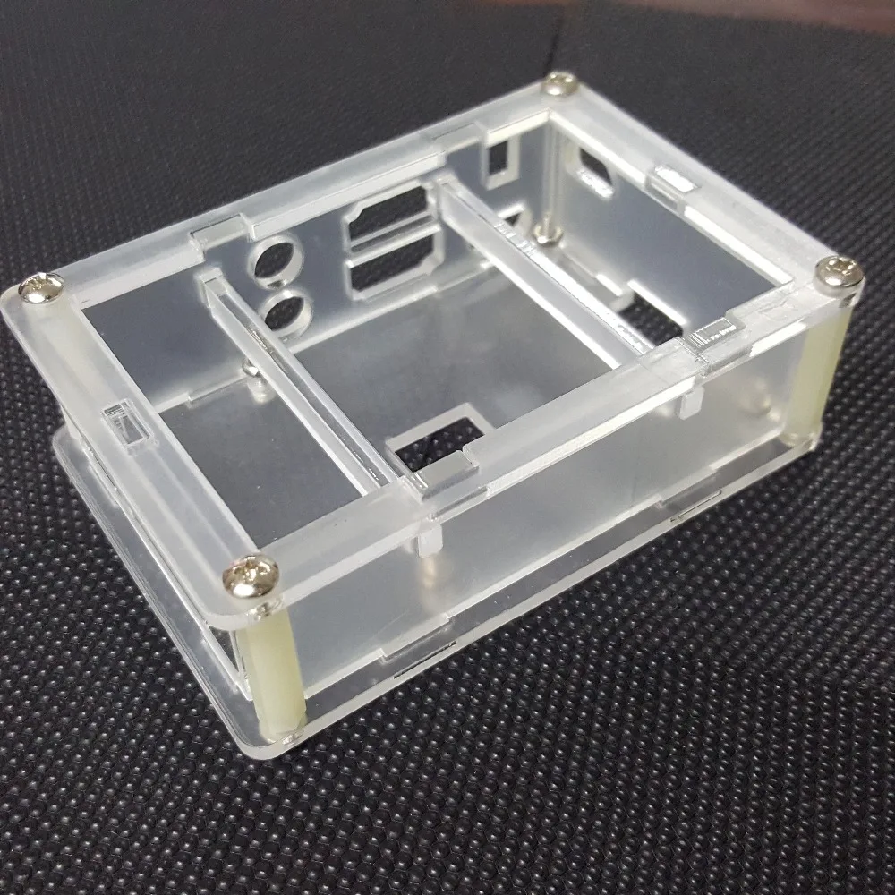 Прозрачный акриловый чехол корпус для 3 5 дюймов ЖК-Дисплей HDMI сенсорный экран