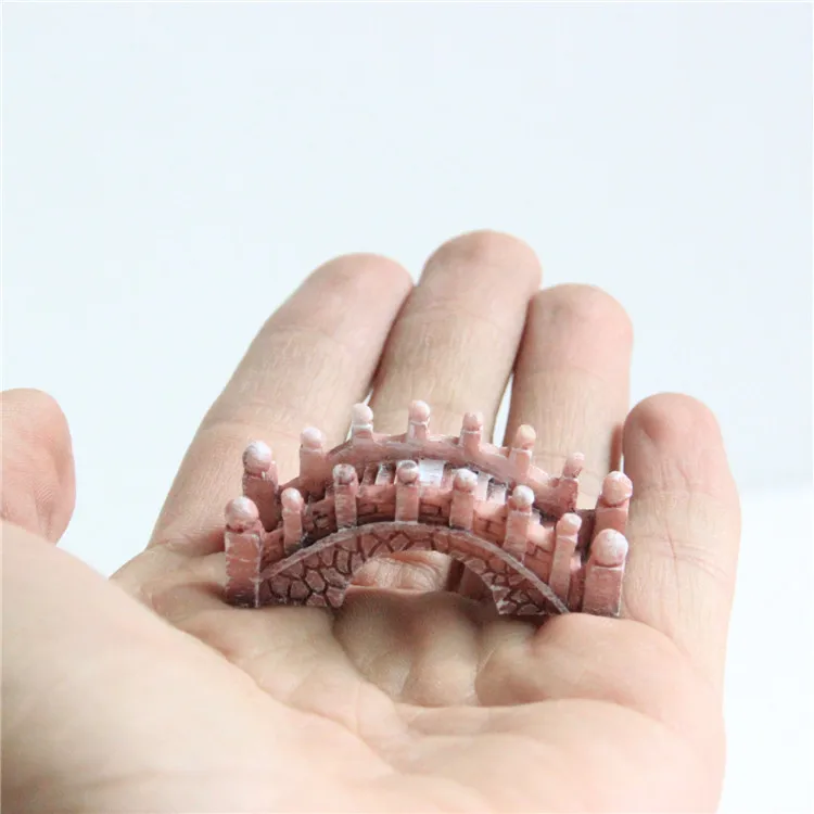 Мост каммитевер конструкция бонсай смола ремесло детские фигурки миниатюрное