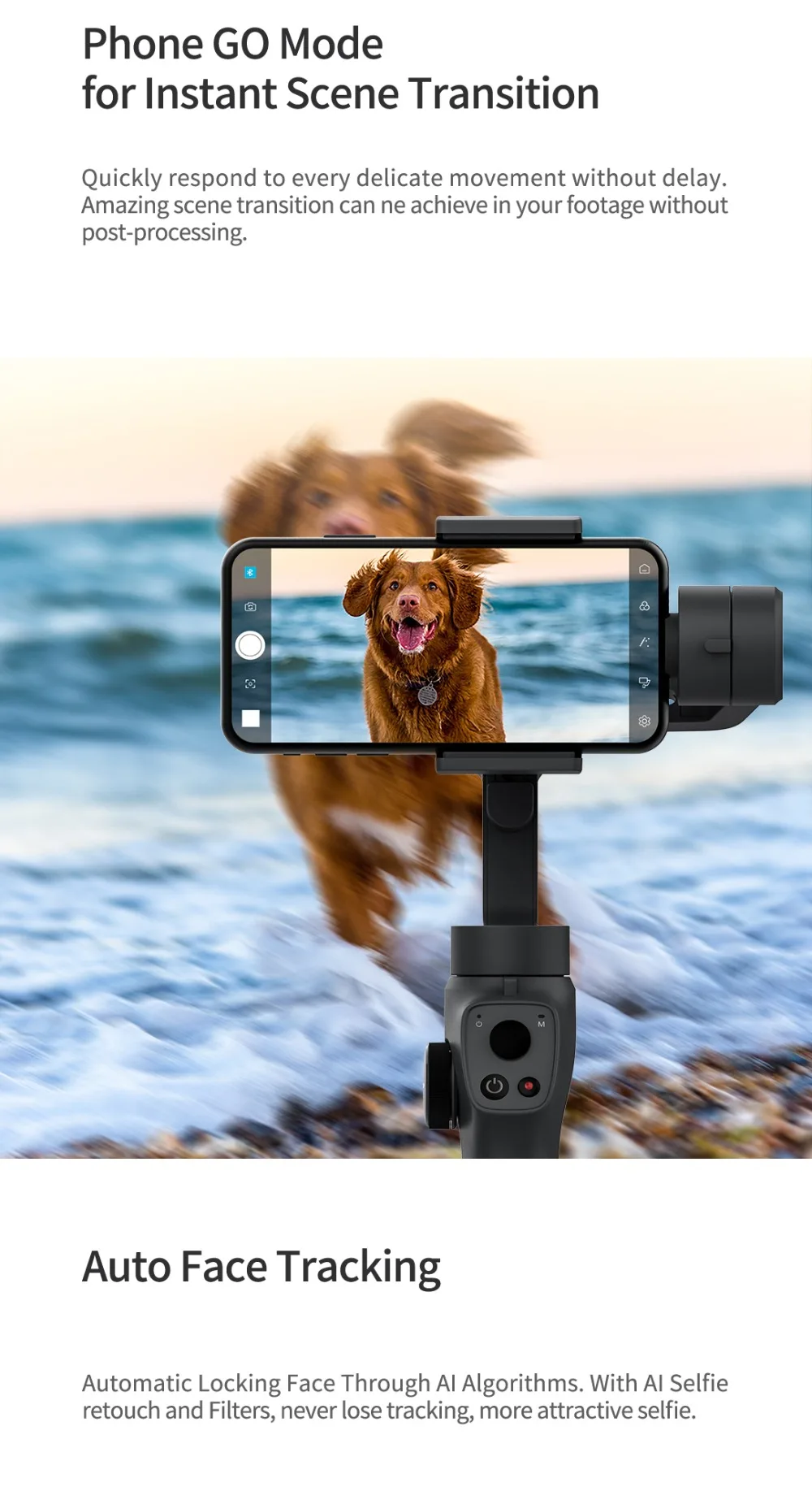 Захват funsnap 2 3 оси ручной карданный стабилизатор для смартфона GoPro SJcam XiaoYi камера VS DJI OSMO 2 ZHIYUN FEIYUTECH