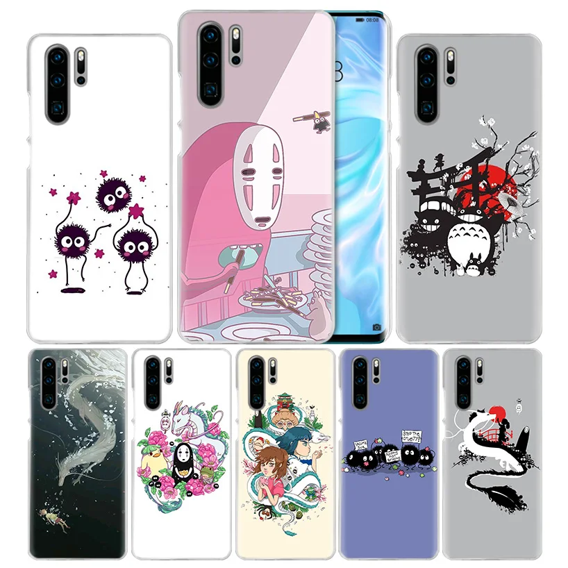 Чехол Studio Ghibli Spirited Totoro для huawei P20 P30 P Smart Nova 4 3i P10 P9 P8 mate 10 20 lite Pro Mini жесткий чехол для телефона