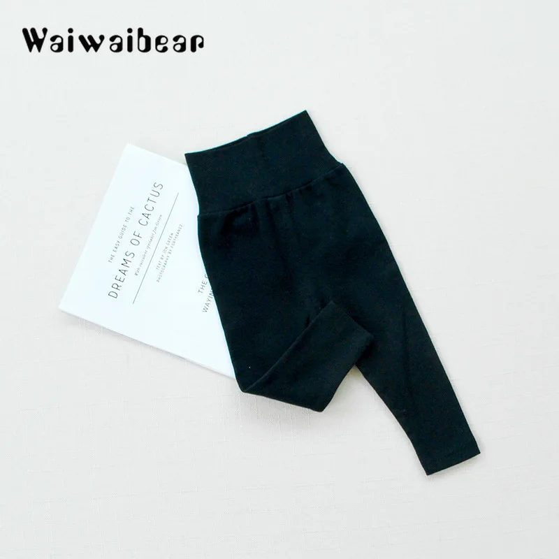 Waiwaibear/Новые осенне-зимние штаны для малышей плотные новорожденных мальчиков и
