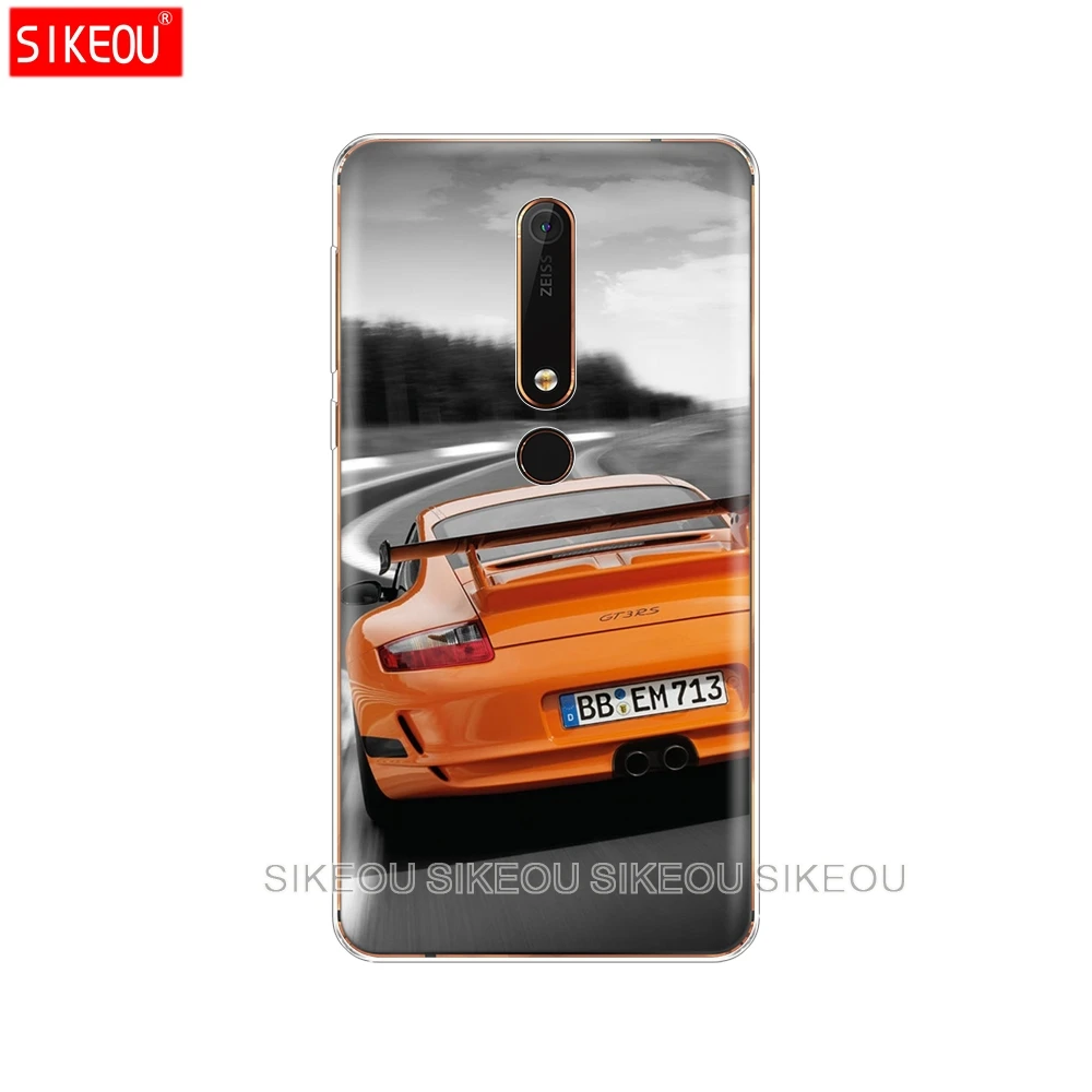 Силиконовый чехол для телефона Nokia 5 3 6 7 PLUS 8 9 /Nokia 1 2 2018 спортивные гоночные