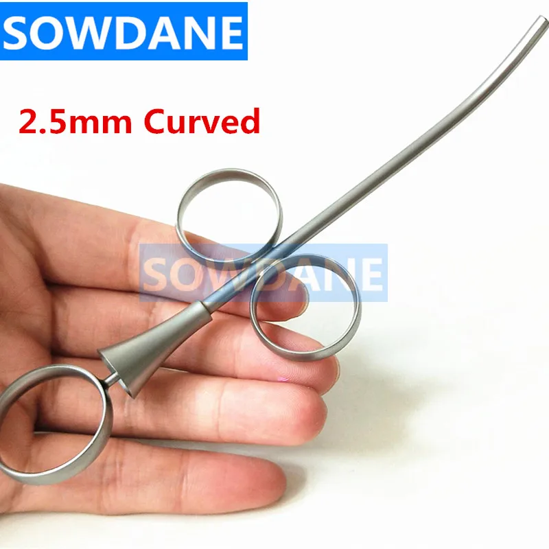 Зубной хирургический имплантат кости порошок коллектор скребок MTA кость трансплантация Инжектор Шприц Перевозчик 1,2 мм прямой/Изогнутый наконечник инструмент