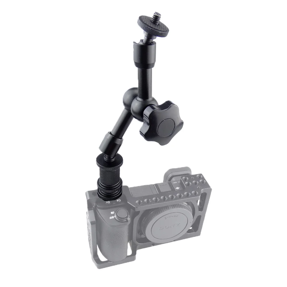 7 дюймовая Регулируемая шарнирная розетка Magic Arm для DSLR Rig ЖК монитора светильник