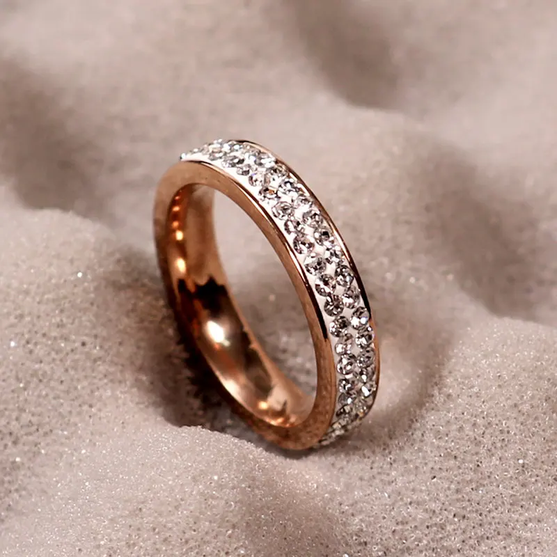 MANGOSKY фунтов глины материал с украшением в виде кристаллов кольцо из розового