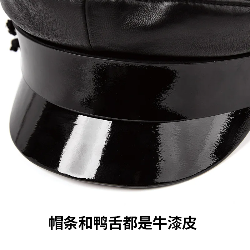 Женские зимние теплые шапки кепка для взрослых из искусственной кожи студентов