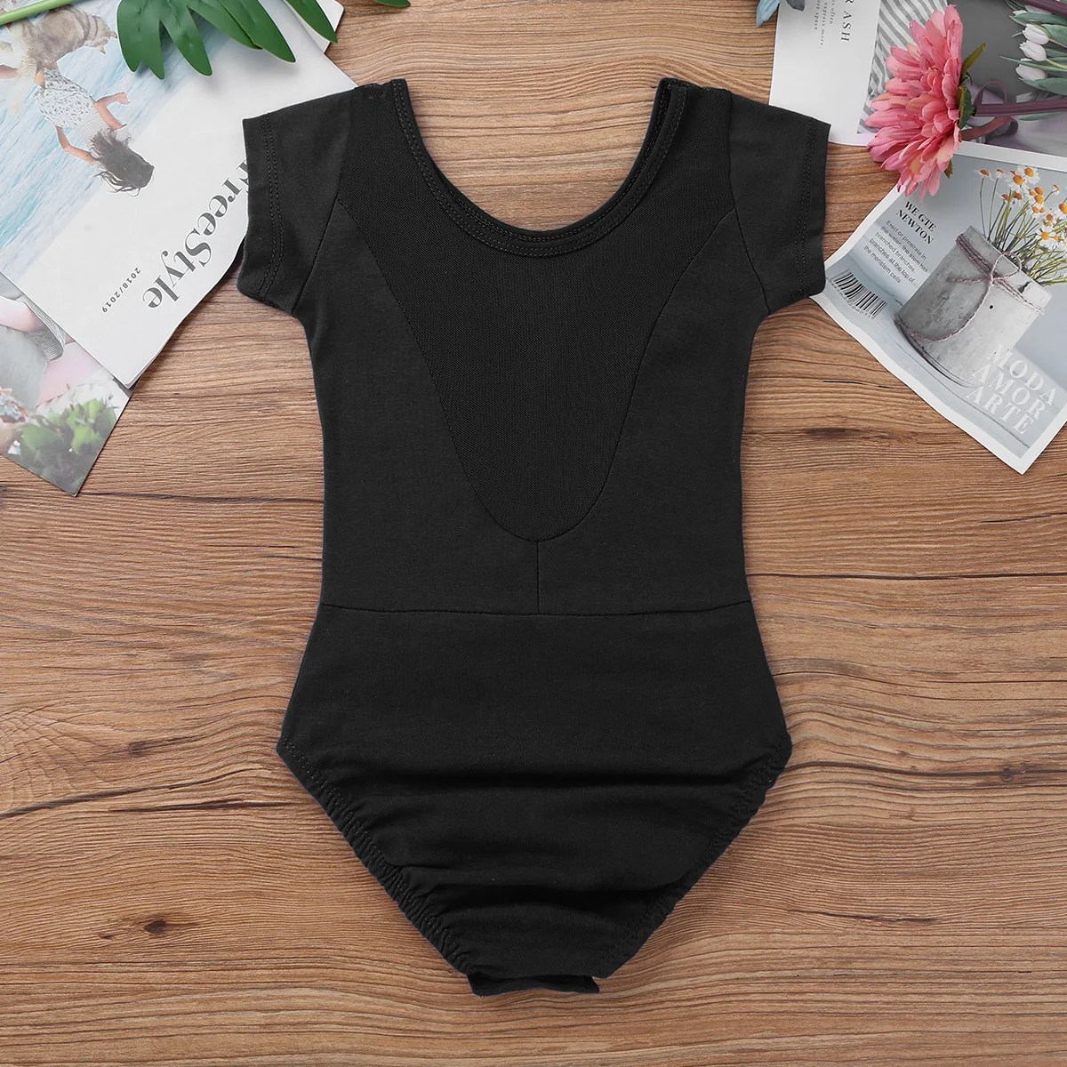 Тренировочный костюм для девочек профессиональный балетный купальник с