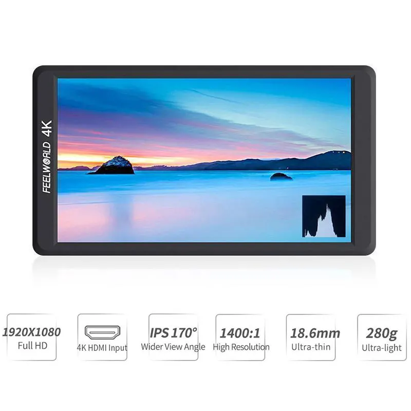 FEELWORLD F570 5 7 дюйма 4K монитор на камере с HDMI входом/выходом IPS Full HD 1920x1080 | Электроника