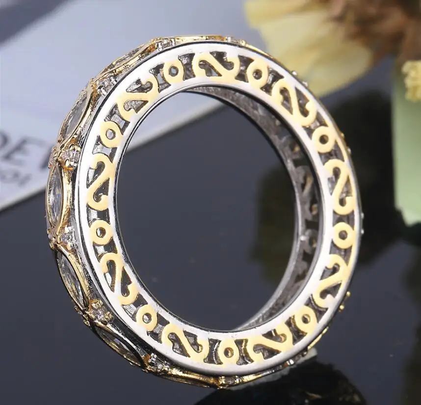 Женское кольцо из серебра 2018 пробы с фианитом|wedding band|women wedding bandsterling silver filled |