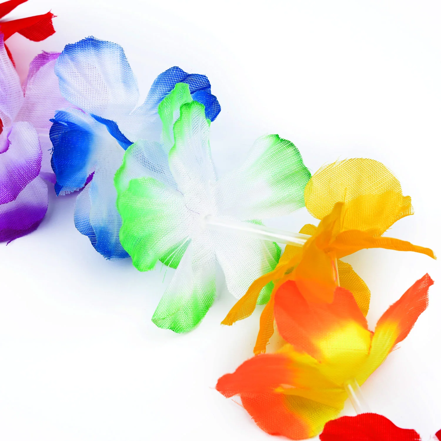 10 шт. Гавайский цветок leis гирлянда ожерелье нарядное платье бассейн Вечеринка