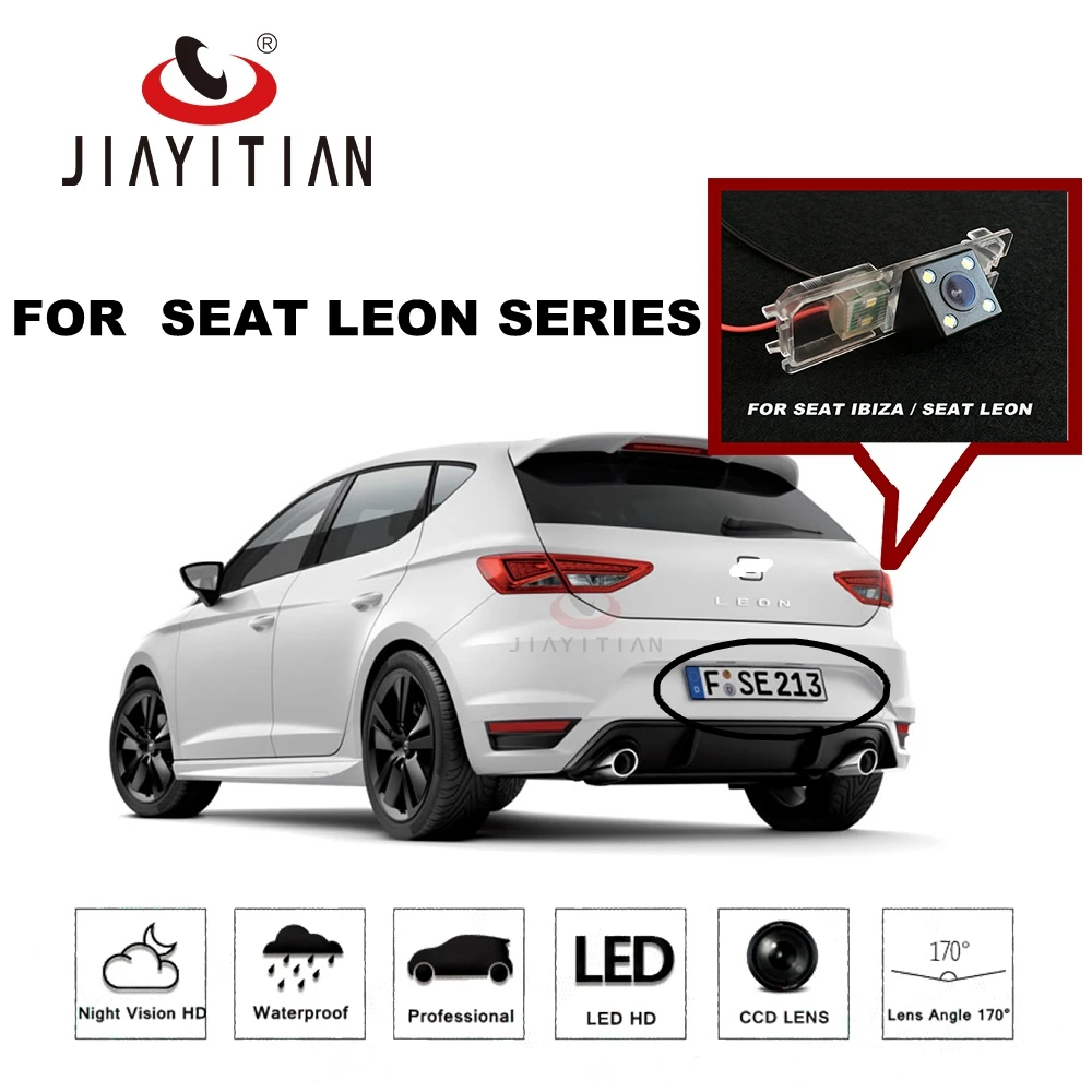 Jiaitian камера заднего вида для Seat Cordoba 6K 6L Alhambra Ibiza 6J Exeo Toledo/CCD/камера ночного