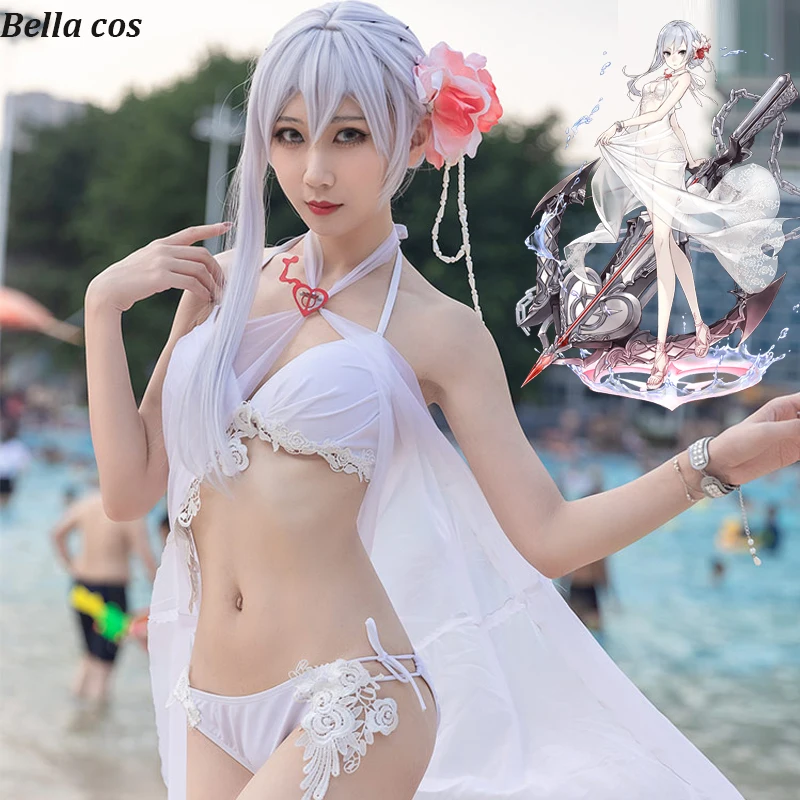 Новый костюм Белоснежки SINoALICE для костюмированной вечеринки летний купальник