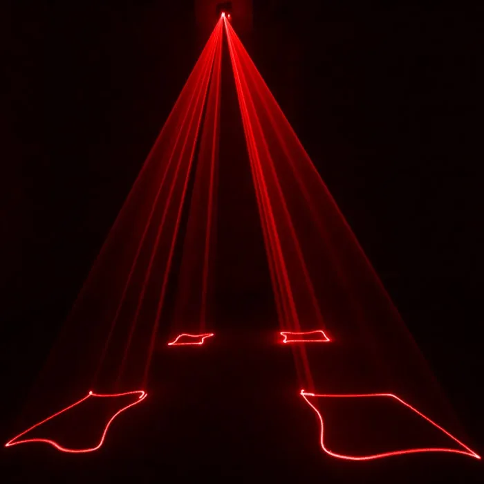 Chims DMX 512 контроль 200 мВт красный лазерный сценический светильник ing Flash сканер шоу Светильник проектор Эффект вечерние танцевальная музыка диско DM-R200