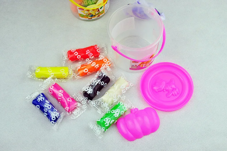 Мягкие творческие игрушки цветная глина полимерный пластилин моделирующая для