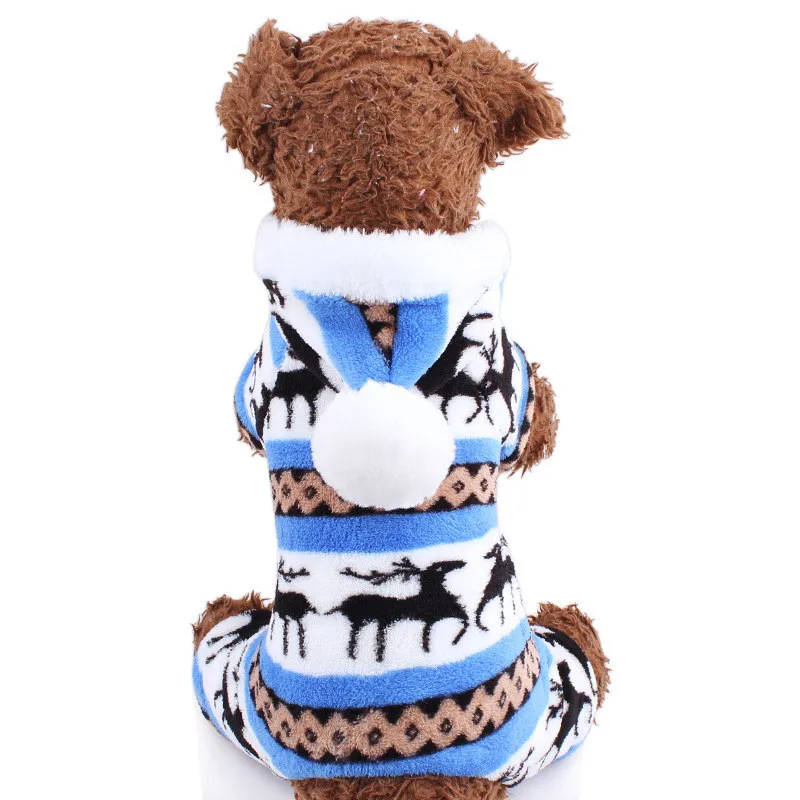 Мелких животных для собак куртка 2015 новых снежинка олень щенок продукты одежда