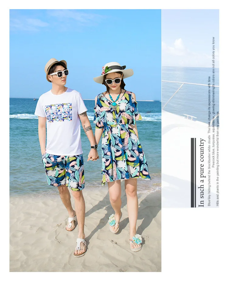 2018 Summer Family matching clothes mother daughter dresses father son outfits Girl Boy family look holiday blue Free Shipping | Мать и