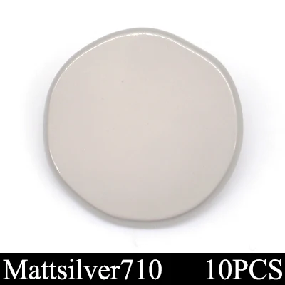 Matt silver 710 Горячая распродажа 10 шт./лот модные 30 мм большие декоративные пуговицы высокое качество самолет золотые пуговицы для рубашки пальто Швейные аксессуары DIY - Цвет: Matt silver 710