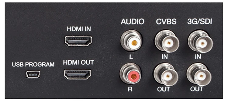 Feelworld D71 двойной 7-дюймовый 3RU монитор для установки в стойку ips 1280x800 вещания ЖК-дисплей Дисплей с 3g SDI HDMI AV Вход Выход LAN Порты и разъёмы