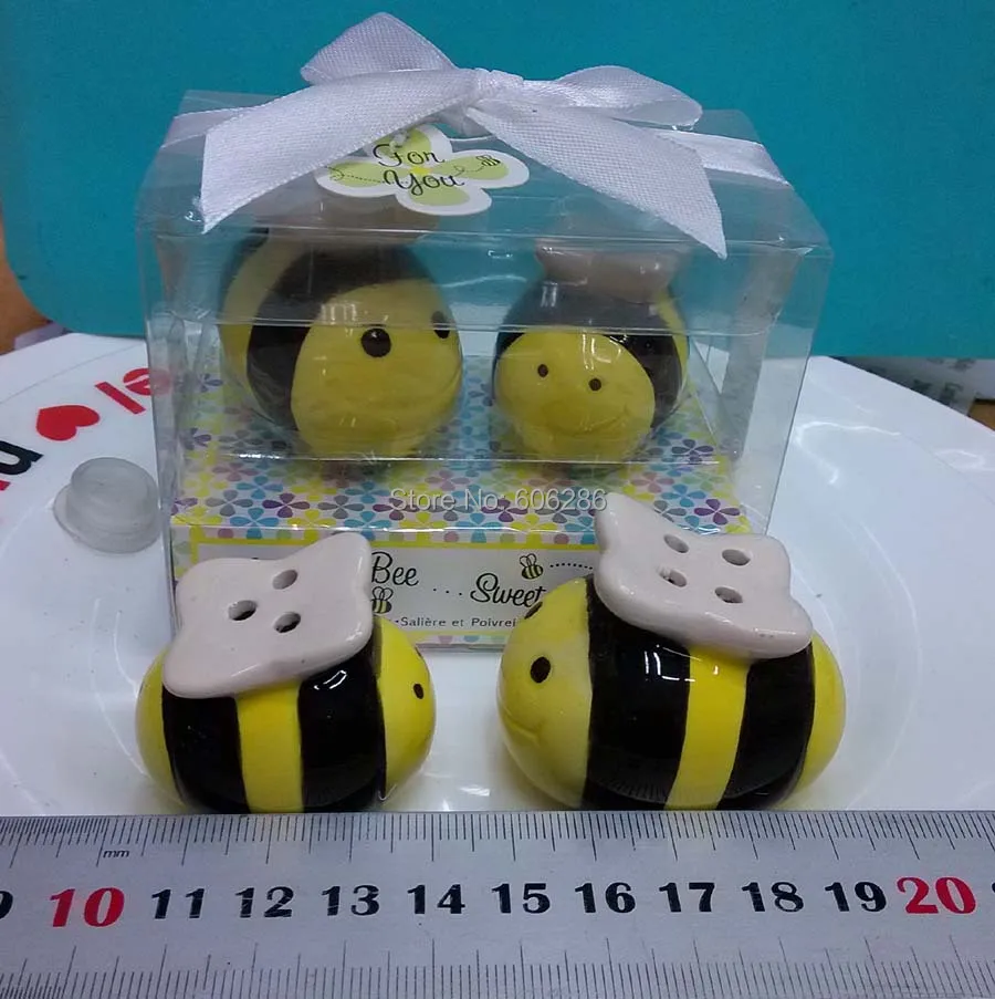 Керамическая банка для специй соль и перец мамы меня сувенир крещения|bee salt and