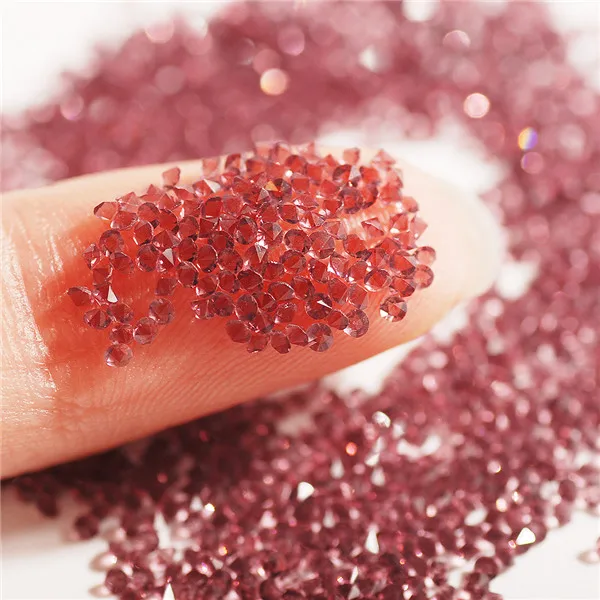 Light purple Купи 1 и получи 1 бесплатно 1,3 мм прозрачный усеяны искусственными драгоценными камнями; блестящие, дизайн ногтей украшение Стразы 1440 шт./упак. Микро Мини гравировальный станок для маникюра со стразами - Цвет: Light purple