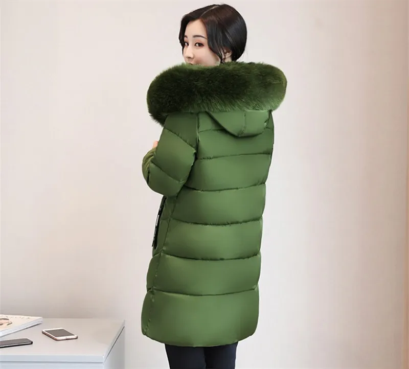 YAGENZ, плюс размер, 6XL, зимняя куртка, новинка, женское пуховое хлопковое пальто, толстое теплое пальто, элегантное, тонкое, с капюшоном, с меховым воротником, куртка для женщин