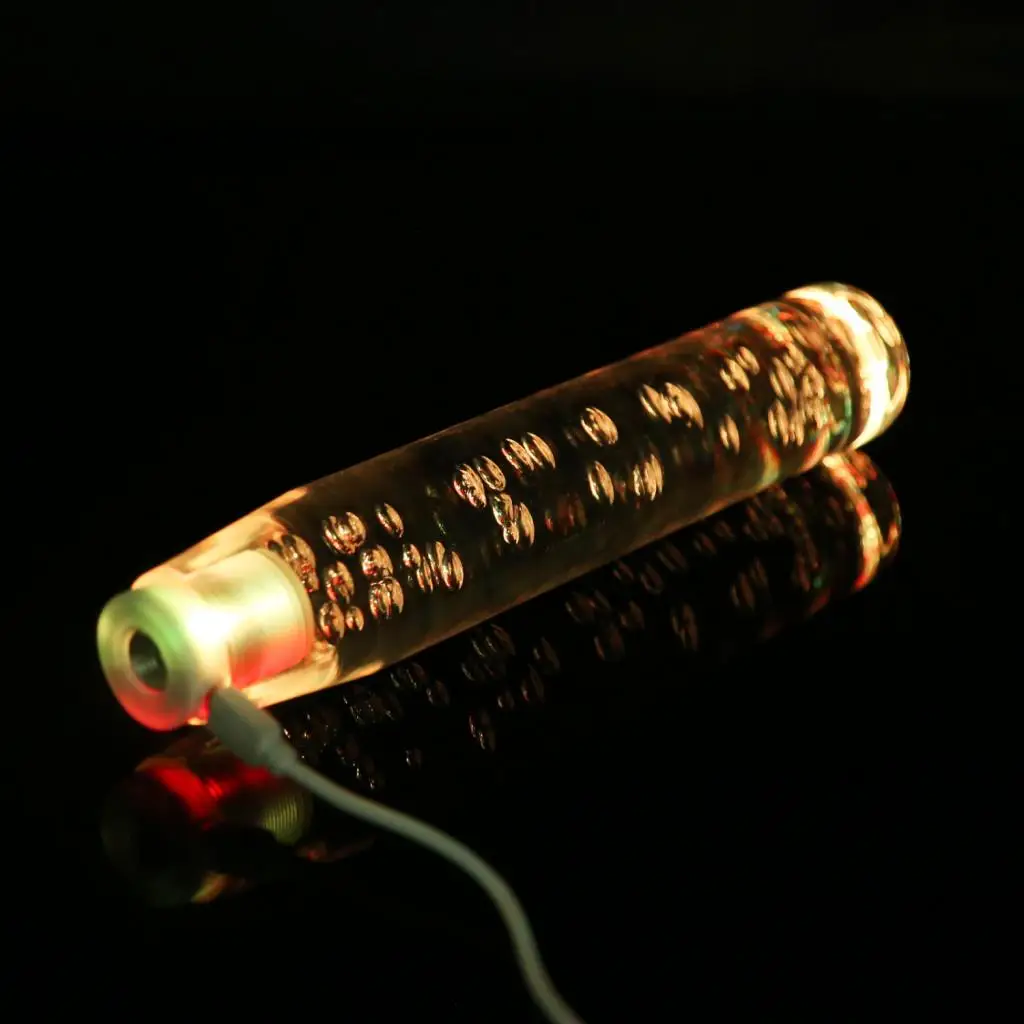 Универсальные Акриловые светодиодные Кристальные Пузырьковые ручки для