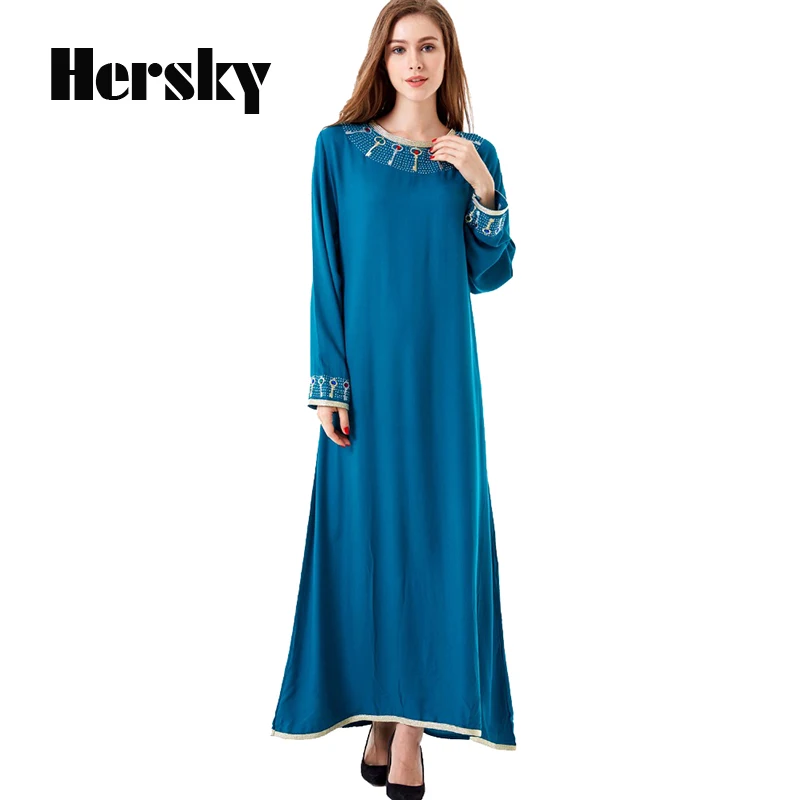 Мода Abayas последние Большие размеры турецкий мусульманский Для женщин со